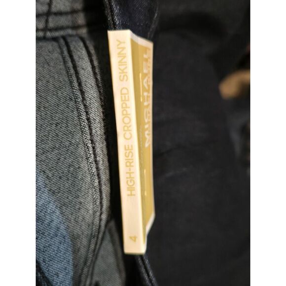 NWT Michael Kors Denim Jeans Blue Skinny High Rise Size 4 - Picture 5 of 8